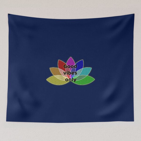 Item preview, only positive vibes – yoga, meditation, and spirituality with the rainbow lotus Flower designed and sold by rikyfreestyle.