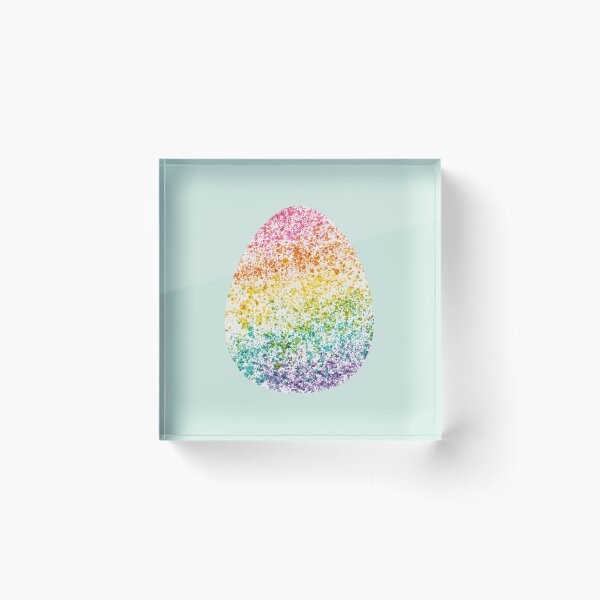 Item preview, Rainbow Spray Easter Egg – Egg Design designed and sold by EmeraldeaArt.