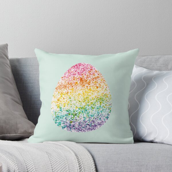 Item preview, Rainbow Spray Easter Egg – Egg Design designed and sold by EmeraldeaArt.
