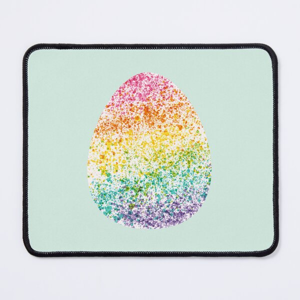 Item preview, Rainbow Spray Easter Egg – Egg Design designed and sold by EmeraldeaArt.