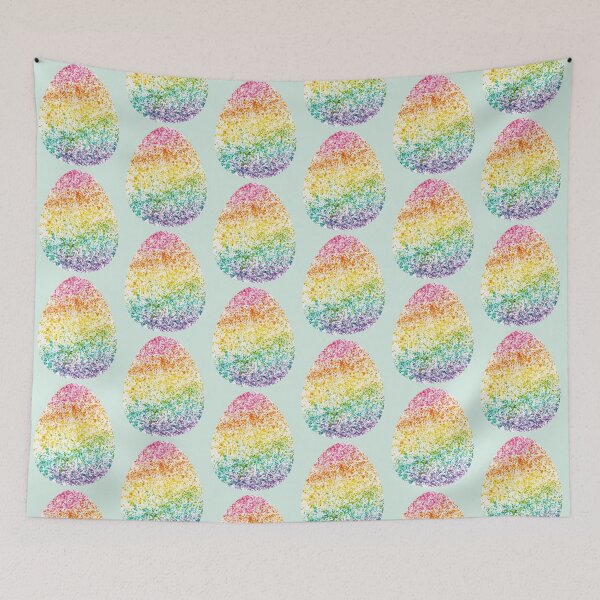 Item preview, Rainbow Spray Easter Egg – Egg Design designed and sold by EmeraldeaArt.