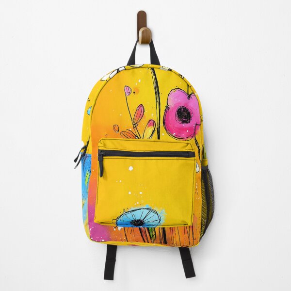 Item preview, Abstract, colorful flowers in pop art cartoon style - Floral design designed and sold by WhimsyArt ○ byGTL.