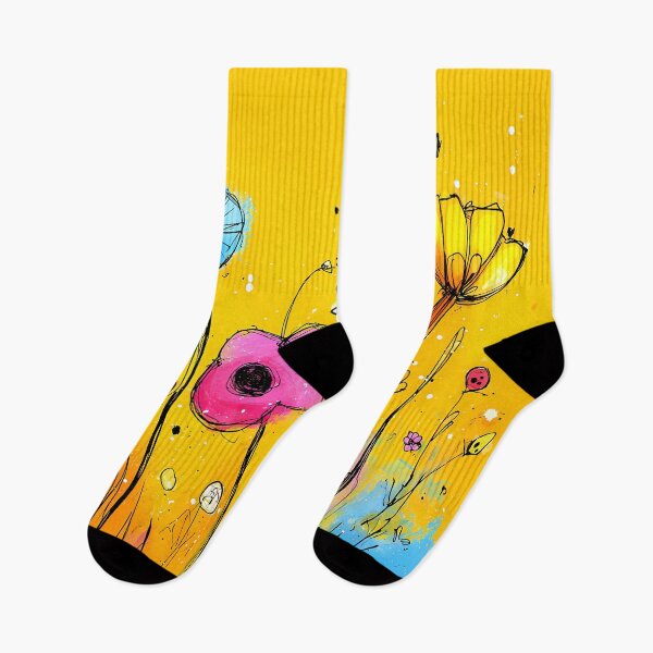 Item preview, Abstract, colorful flowers in pop art cartoon style - Floral design designed and sold by WhimsyArt ○ byGTL.