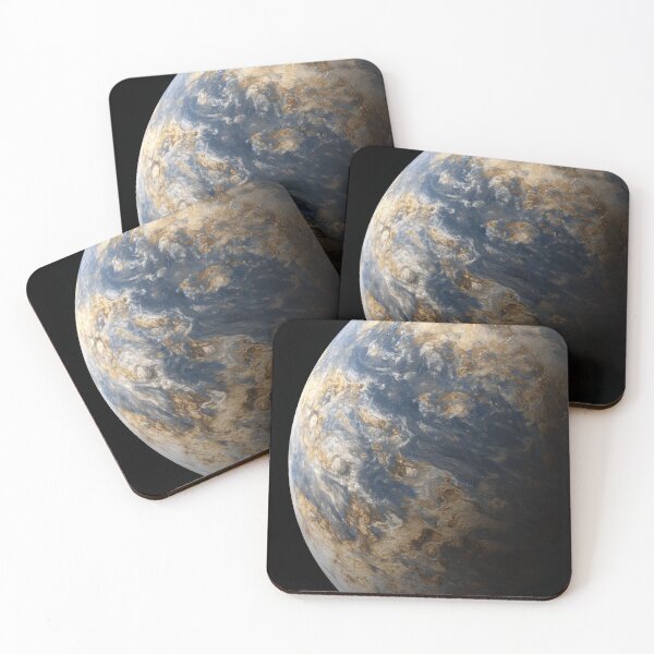 Item preview, Realistic Blue Planet In Deep Space Cosmic View designed and sold by EL-Lebedenko.