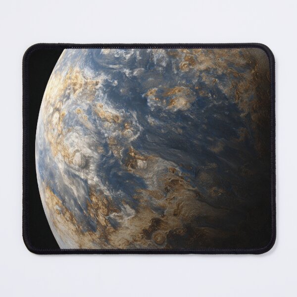 Item preview, Realistic Blue Planet In Deep Space Cosmic View designed and sold by EL-Lebedenko.