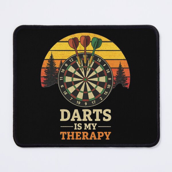 Item preview, Darts Is My Therapy Funny Darts Player Retro Vintage Design designed and sold by Tropivaro.