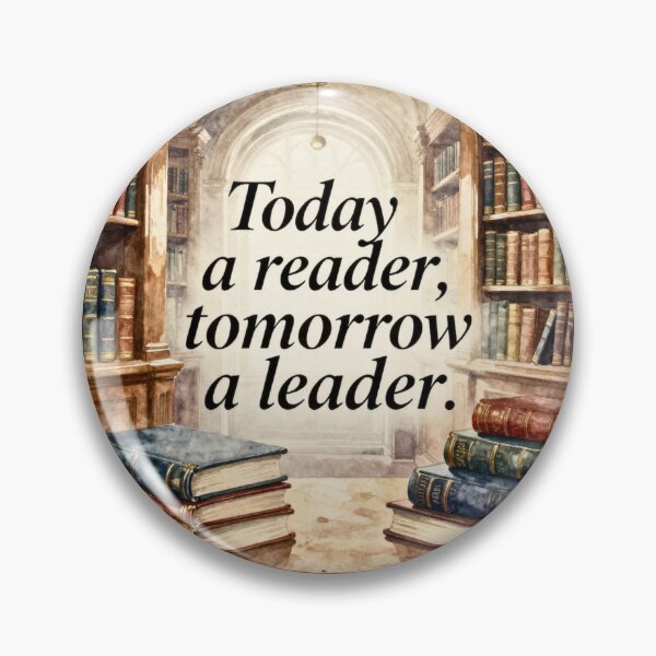 Item preview, Today a reader, tomorrow a leader, for Book Lovers designed and sold by Silaris Designs.