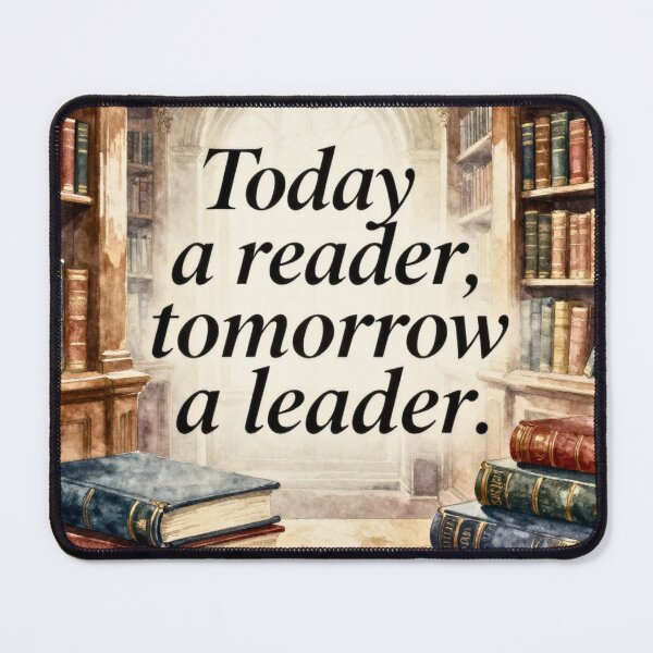 Item preview, Today a reader, tomorrow a leader, for Book Lovers designed and sold by Silaris Designs.