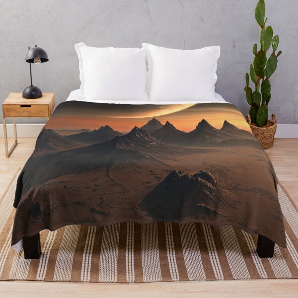 Item preview, Planet Mountains - Cosmic Artwork designed and sold by QuantumDrift.