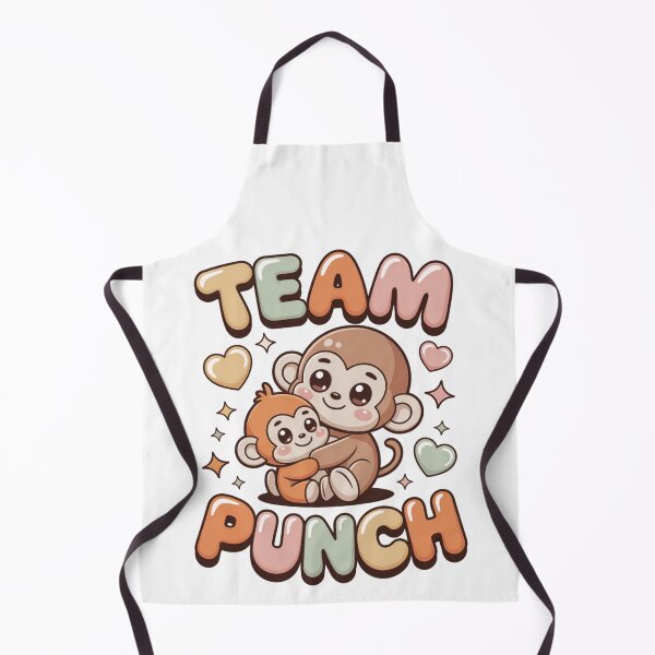 Item preview, Team Punch – Kawaii Mama Monkey Cradling Tiny Orange Baby Tee designed and sold by DarylWelsh2024.