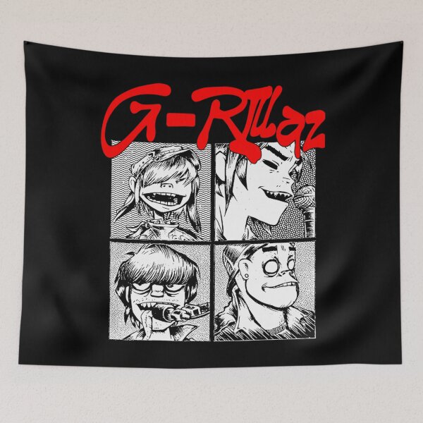 Item preview, Four Face White Silhouettes G-Rillars designed and sold by Des-inator.
