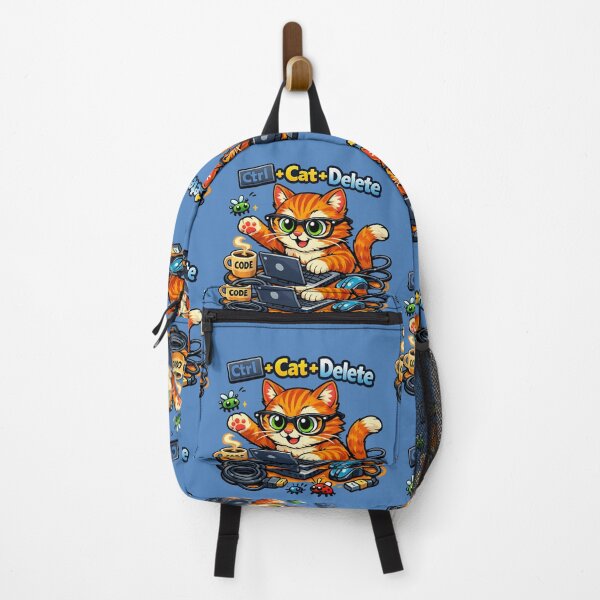 Item preview, A programmer cat hunts for bugs. designed and sold by  ZenRave Designs.