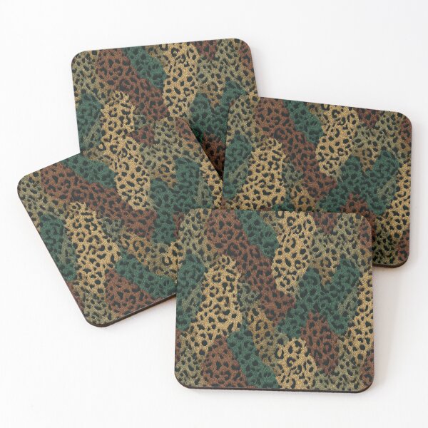 Item preview, Vintage Leopard Textile  - Animal Print Illustration  - Moms Day Gifts designed and sold by RoyalStarsPatts.
