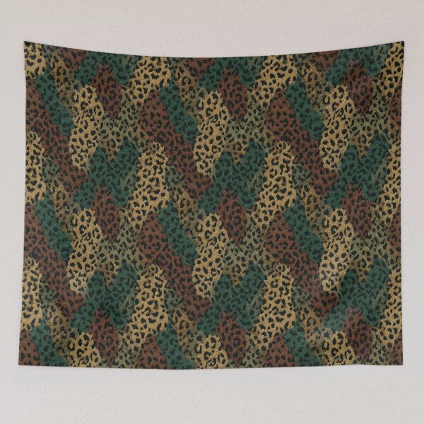Item preview, Vintage Leopard Textile  - Animal Print Illustration  - Moms Day Gifts designed and sold by RoyalStarsPatts.