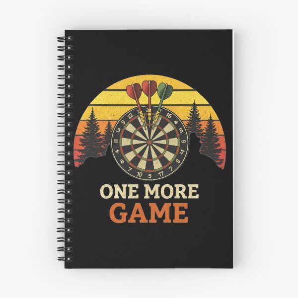 Item preview, One More Game Funny Darts Player Retro Vintage Design designed and sold by Tropivaro.