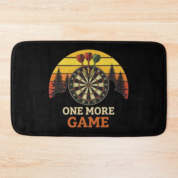 Item preview, One More Game Funny Darts Player Retro Vintage Design designed and sold by Tropivaro.