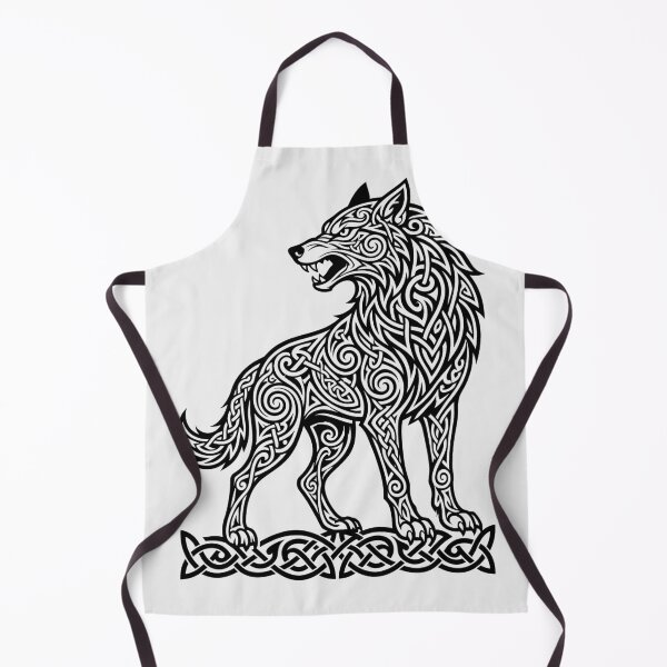 Item preview, Celtic Wolf Spirit Animal Ancient Norse Knotwork designed and sold by SolaoLab.