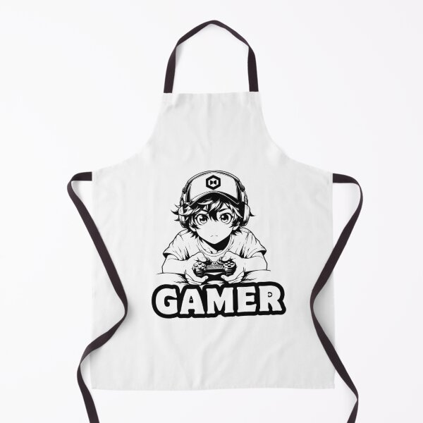 Item preview, Cute Boy Gamer - Black & White Gaming designed and sold by Rasheedaholik.