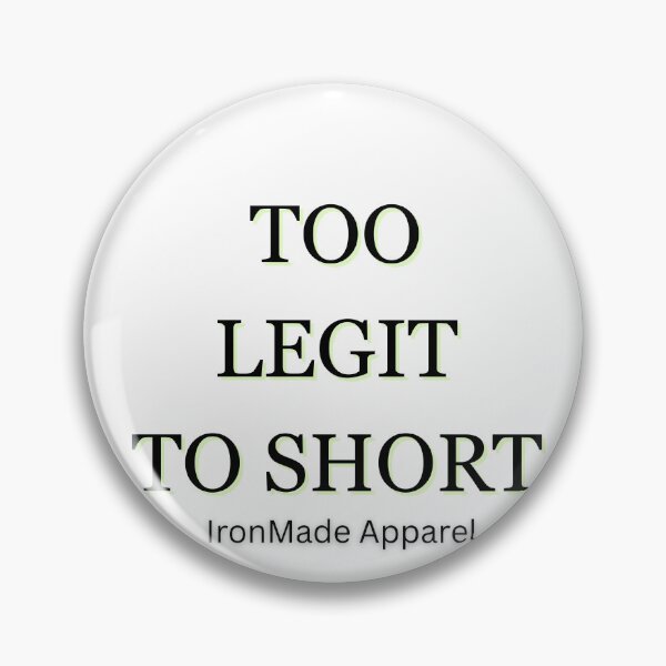 Item preview, Too Legit to Short Electrician T-Shirt | Funny Electrical Humor Tee for Linemen, Contractors & Skilled Trades designed and sold by IronMade Apparel.