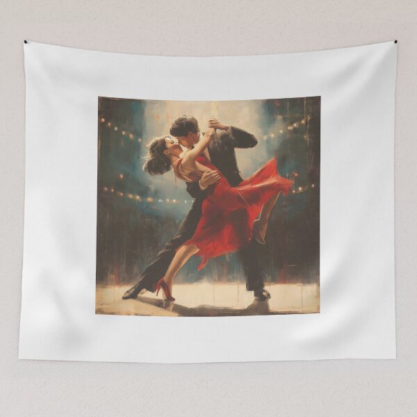 Item preview, Romantic Argentine Tango Art designed and sold by CheersTOGETHER.
