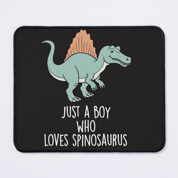Item preview, Just a Boy Who Loves Spinosaurus Funny Dinosaur Quote designed and sold by Clairenity Studio.