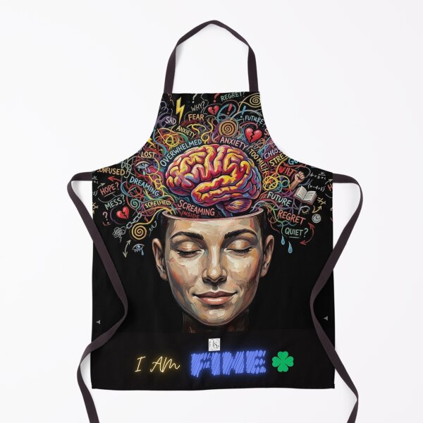 Item preview, I am Fine Chaotic Mind Mental Health Art designed and sold by JayuSoul 자유Soul.