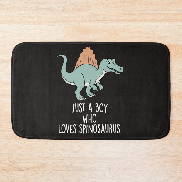 Item preview, Just a Boy Who Loves Spinosaurus Funny Dinosaur Quote designed and sold by Clairenity Studio.