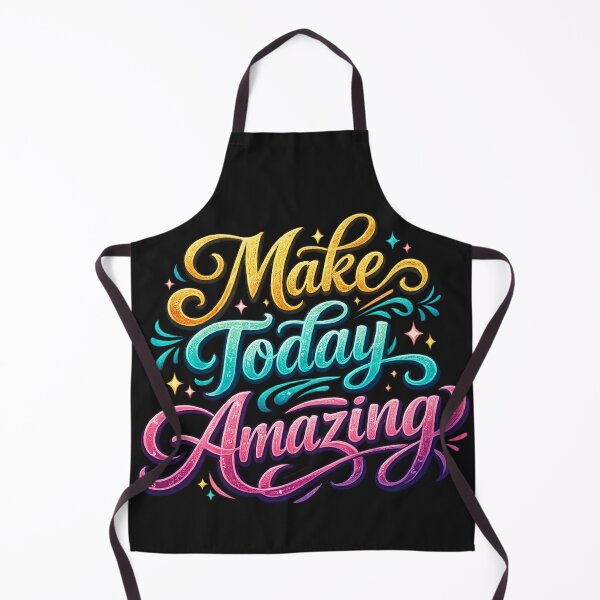 Item preview, Make Today Amazing Colorful Motivational Typography Design designed and sold by maddy9512.