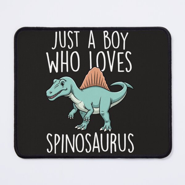 Item preview, Just a Boy Who Loves Spinosaurus Funny Dinosaur Quote designed and sold by Clairenity Studio.