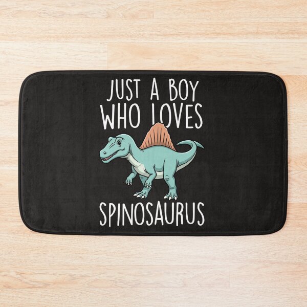 Item preview, Just a Boy Who Loves Spinosaurus Funny Dinosaur Quote designed and sold by Clairenity Studio.