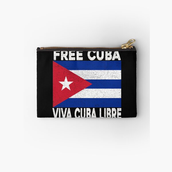 Item preview, Free Cuba Viva Cuba Libre Pro-Freedom Vintage Cuban Flag  designed and sold by ZANNIX.