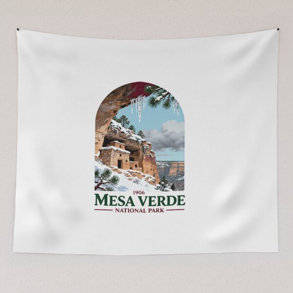 Item preview, Mesa Verde National Park Hiking Camping Mountain Views designed and sold by SkeletonsDanger.