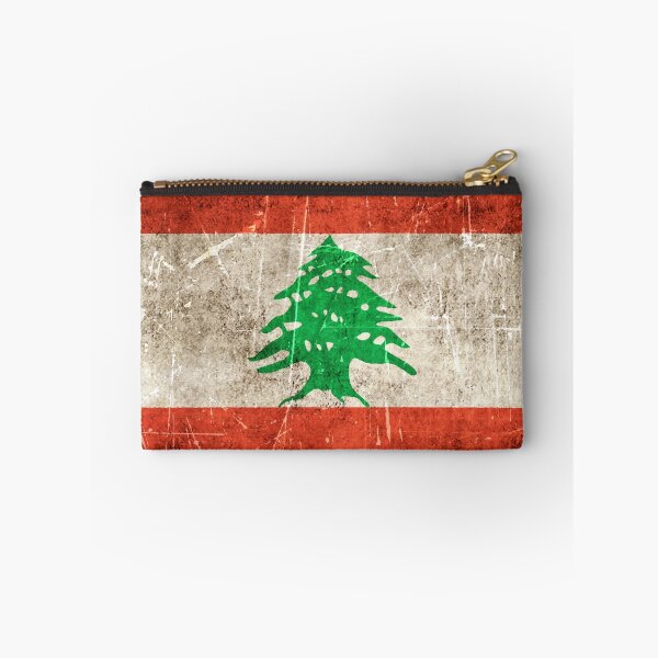Item preview, Vintage Aged and Scratched Lebanese Flag designed and sold by JeffBartels.