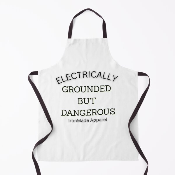 Item preview, Grounded But Dangerous Electrician T-Shirt | Funny Electrical Worker Humor Tee for Linemen & Skilled Trades designed and sold by IronMade Apparel.