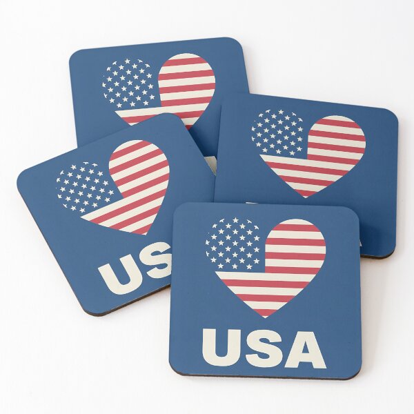 Item preview, I Love USA – American Pride Design, USA Travel Gift Shirt & Accessories designed and sold by Aisha Creates.