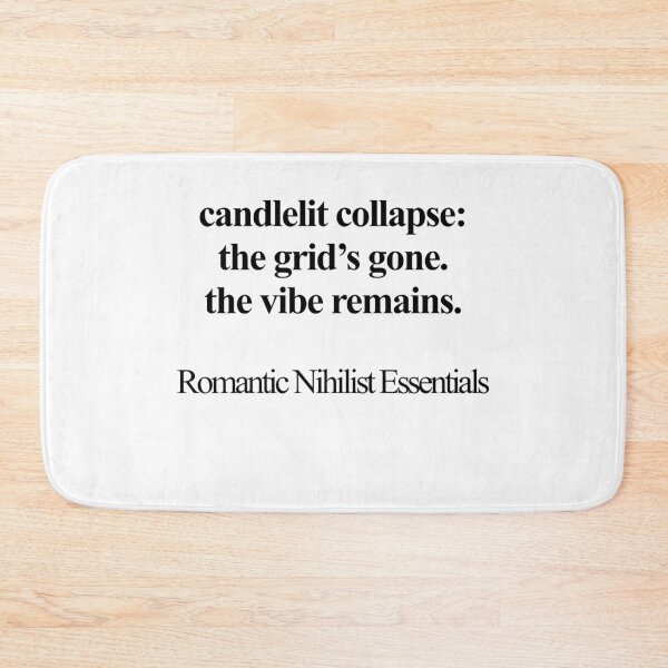 Item preview, Candlelit Collapse, The Grid’s Gone designed and sold by birdspinestudio.