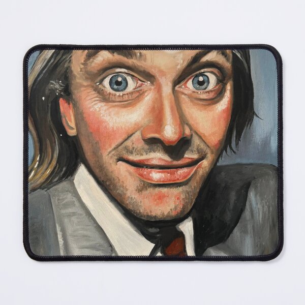 Item preview, Rik Mayall Fan Art Oil Painting designed and sold by jaggerstudios.