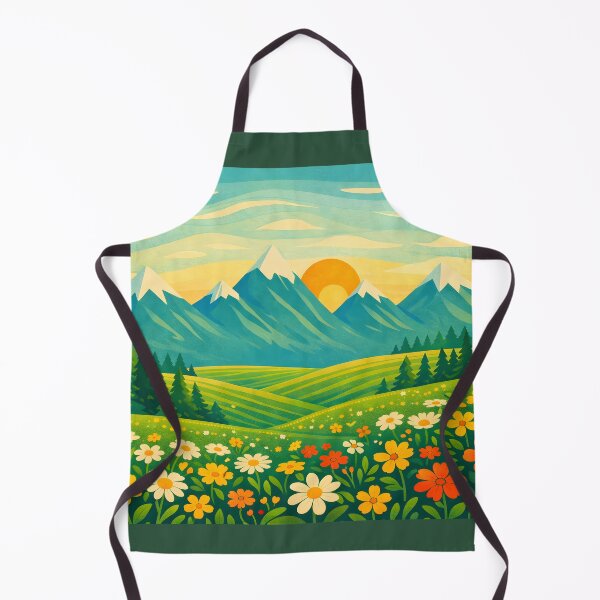 Item preview, Golden Sunrise Over Alpine Meadows designed and sold by blankTeeShirt.