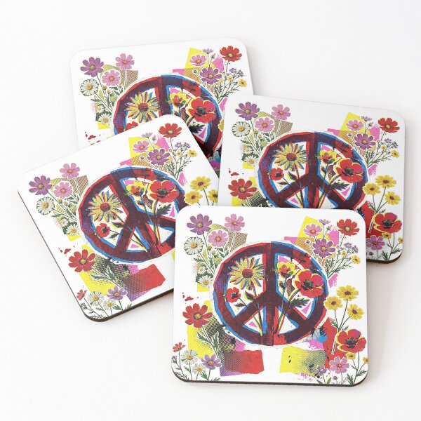 Item preview, Peace Love Flowers Stop War designed and sold by MasterShong.