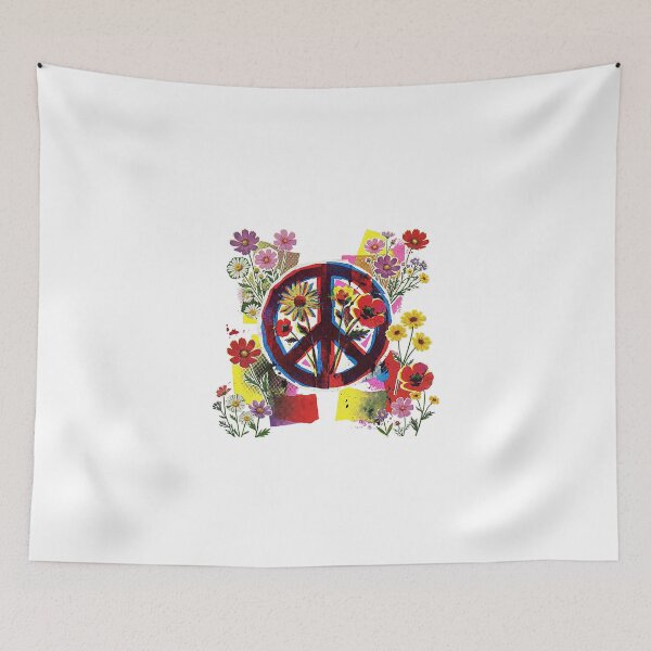 Item preview, Peace Love Flowers Stop War designed and sold by MasterShong.