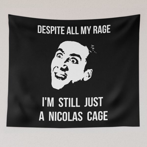 Item preview, Mug Despite All My Rage Meme Nicolas Cage  designed and sold by AmalnoRoyil.