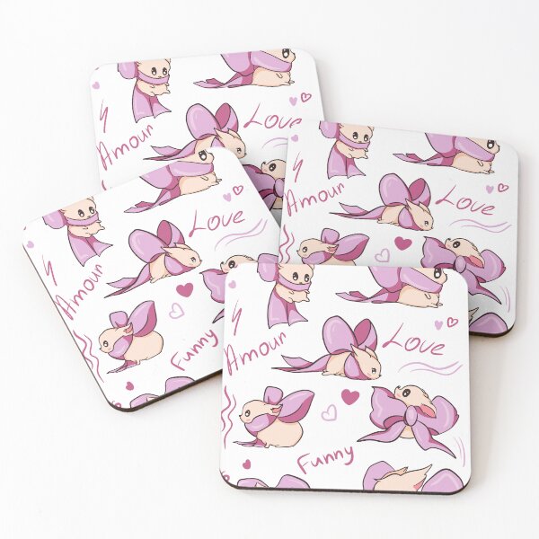 Item preview, Cute Kawaii Pink Dog Sticker Pack - Coquette Aesthetic Spaniel Puppy Art designed and sold by LYAN-STORE.