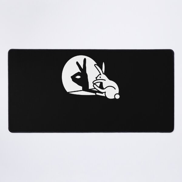Item preview, Rabbit Hand Shadow Puppets Humor Pop Art designed and sold by SOUKIIBE.