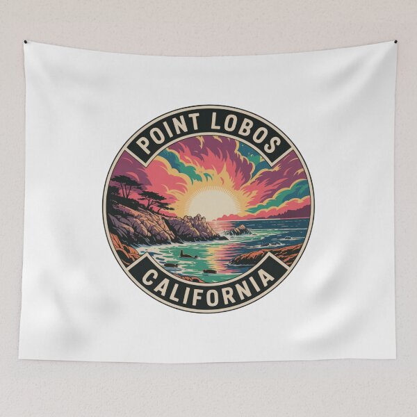 Item preview, Point Lobos California: Sunset Vintage Coastal Wildlife designed and sold by CircinusStore.