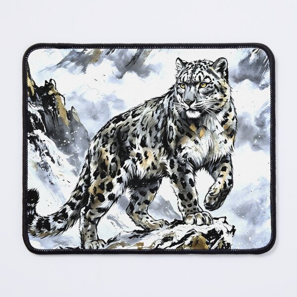 Item preview, Snow Leopard Art designed and sold by Aureluxe.