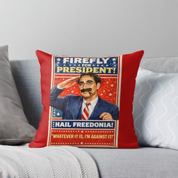 Item preview, Firefly for President – Hail Freedonia! Retro Campaign Poster designed and sold by DiamondSkyShirt.
