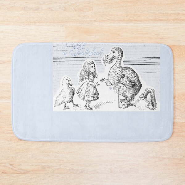 Item preview, Alice in Wonderland - Alice Conversing With Dodo Bird (ink drawing by ACCI) designed and sold by VanyssaGraphics.