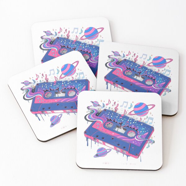 Item preview, Vintage Music Cassette Galaxy designed and sold by Bionson Art.