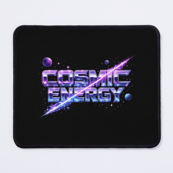 Item preview, COSMIC ENERGY - Futuristic Neon Sci-Fi Typography designed and sold by MKreative Studio.