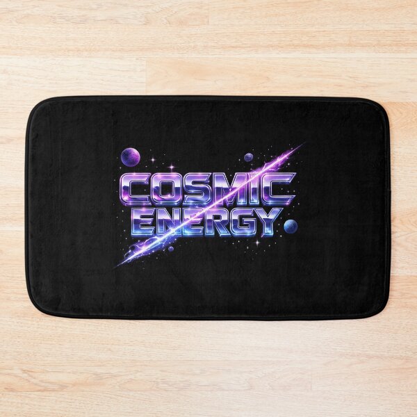Item preview, COSMIC ENERGY - Futuristic Neon Sci-Fi Typography designed and sold by MKreative Studio.